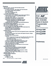 DataSheet ATmega64M1 pdf